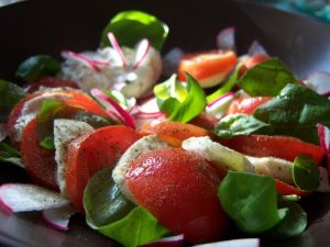 tomato watermelon salad